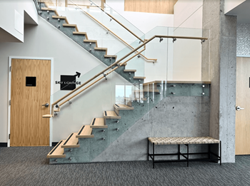 Sky lounge stairs